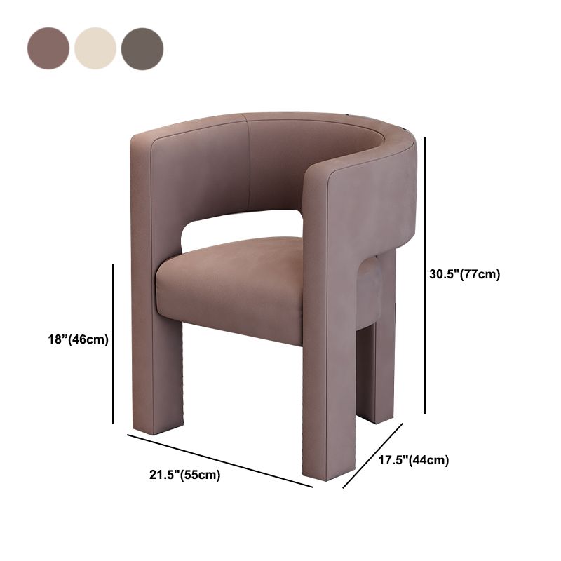 Contemporary Style Chair Dining Chair Open Back Arm Chair for Indoor