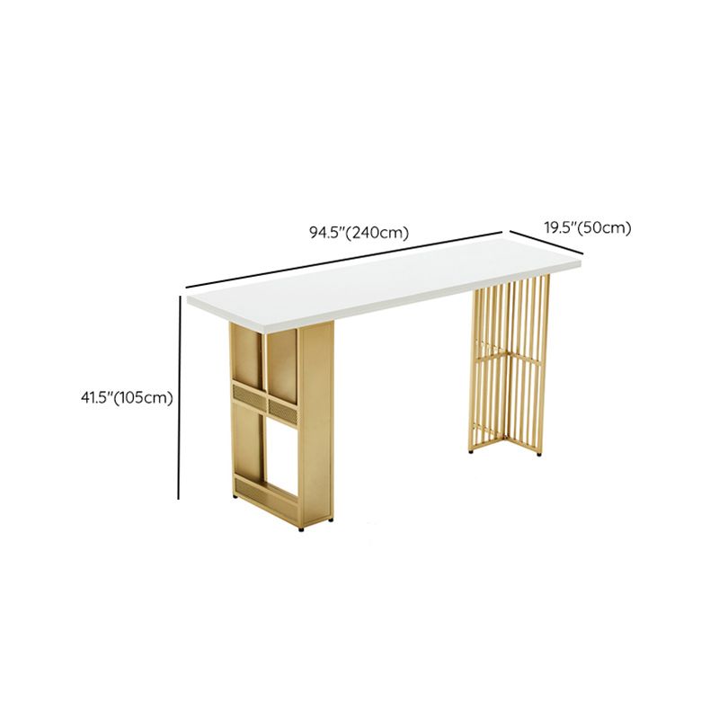 Modern Bar Stool and Table Set Rectangular 1/7 Pcs Pub Dining Set