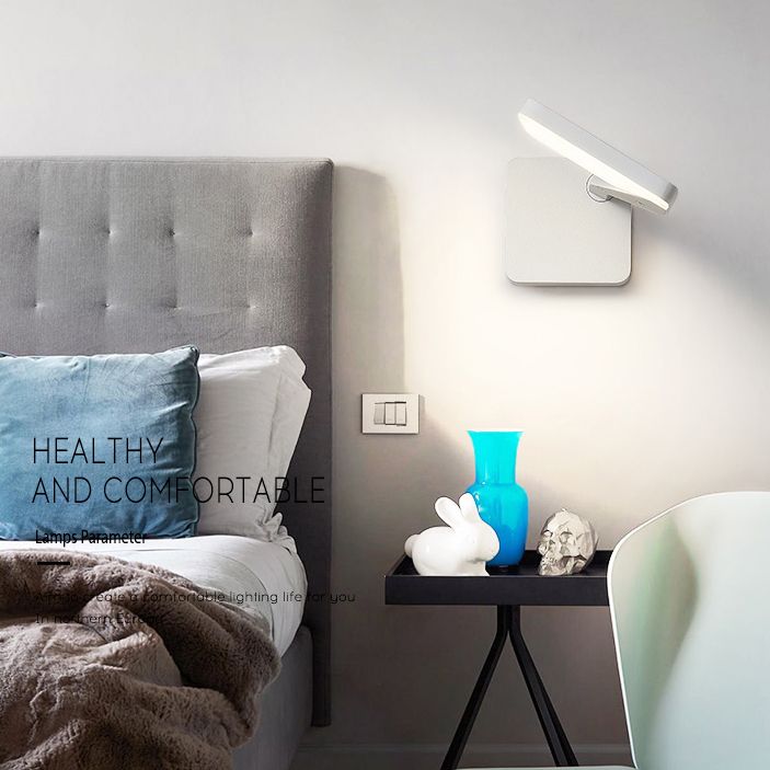 Luz de estudio de dormitorio de interior de pared de pared de pared moderna