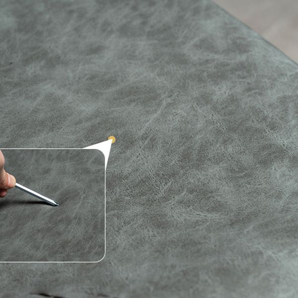 Contemporary PU Leather Footrest Barstool Adjustable Height Bar Stool