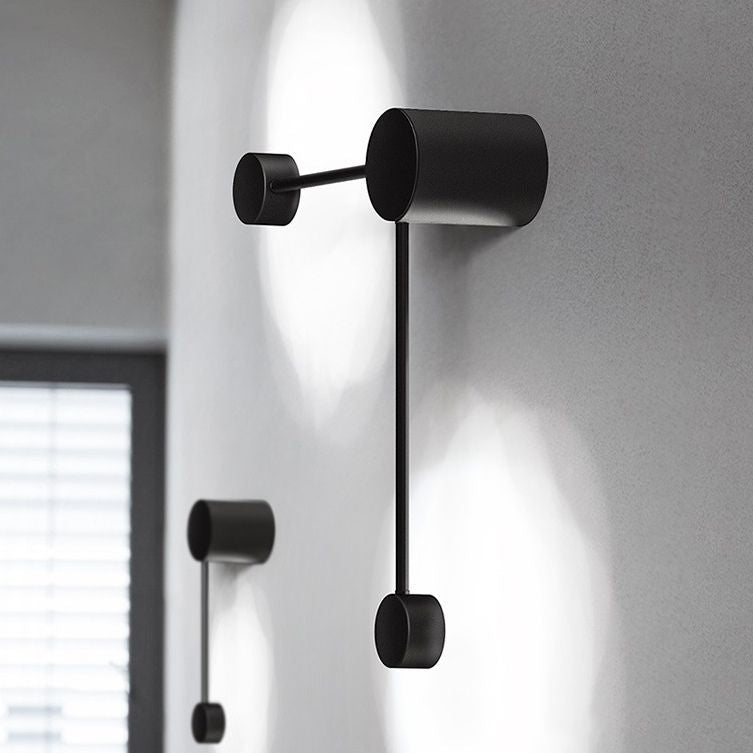 Linee geometriche Minimalismo Lampada a parete LED POST-MODERN STIIGNER SCONCE LUCI IN NERO