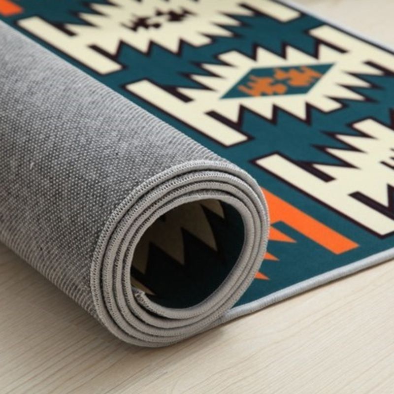 Yellow Modern Rug Polyester Sunflower Rug Washable Area Rug for Home Decor