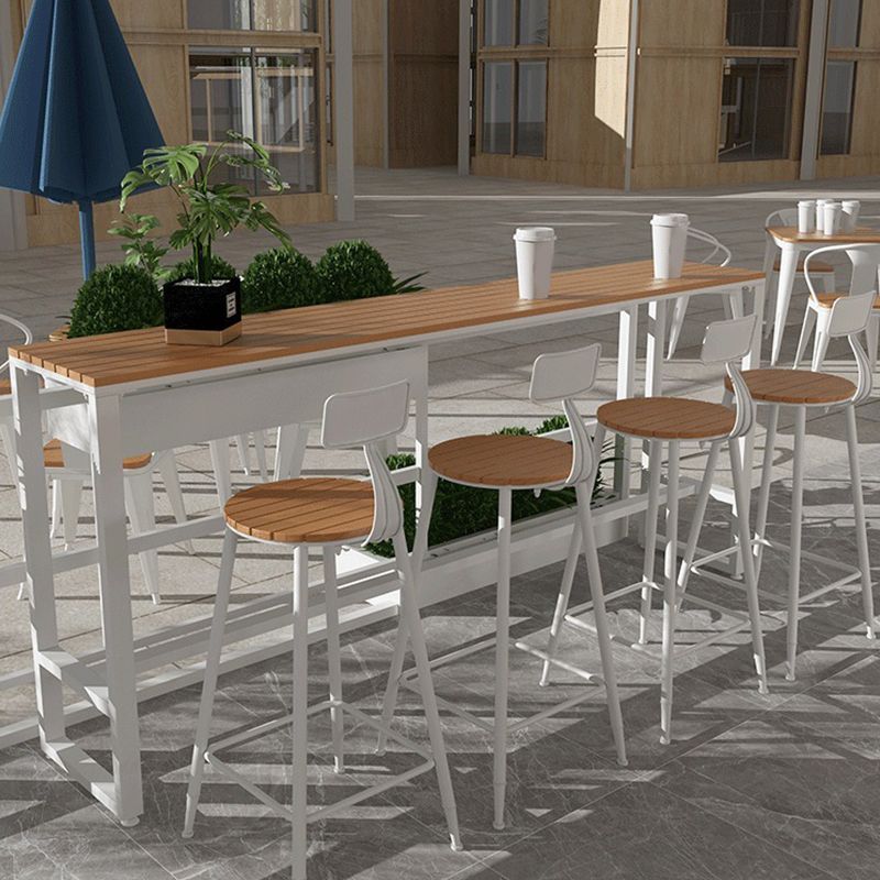 Rectangle Pub Height Dining Table Contemporary Bar Dining Table