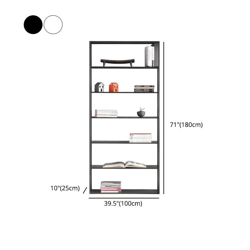 70.87"H Bookcase Open Back Contemporary Style Bookshelf for Home Office