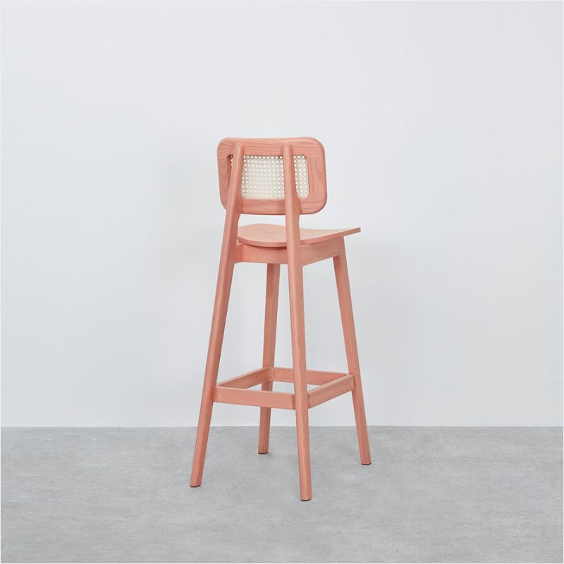 Solid Wood Stool Modern Style Counter and Bar Stool for Living Room