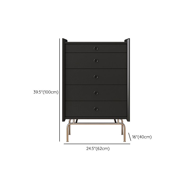 Contemporary Horizontal Double Dresser Wood Storage Dresser for Living Room