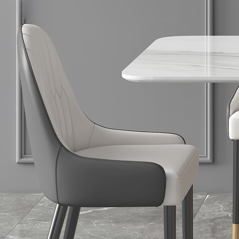Glam Sintered Stone Dining Set 1/2/5/7 Pieces Dining Set for Dining Areas