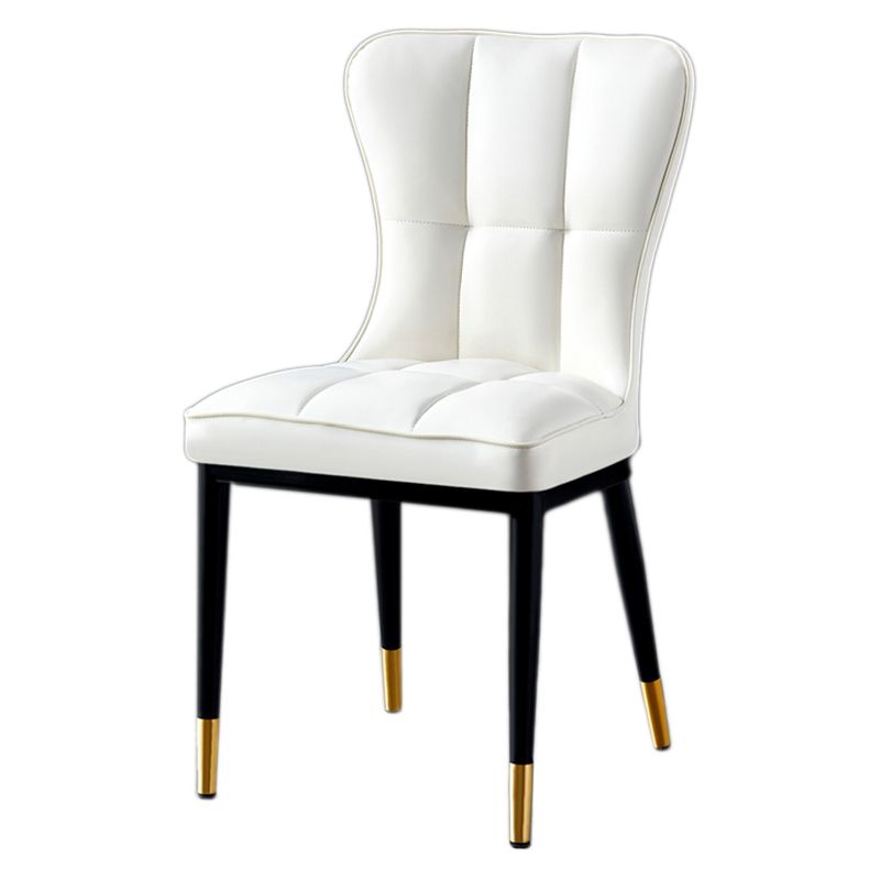 Parsons Dining Room Chair Glam Armless Dining Chairs for Home