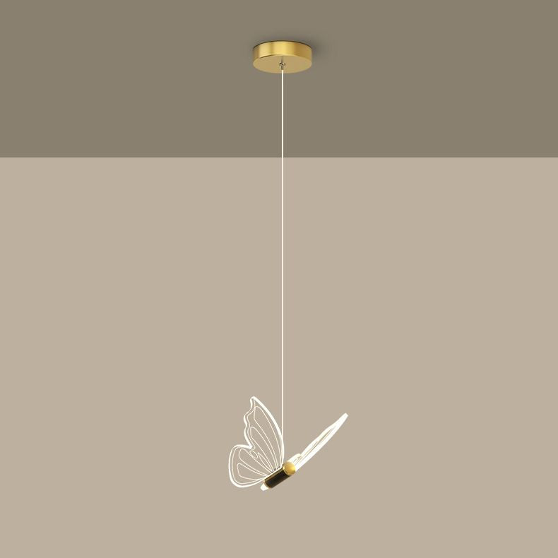 LED Butterfly Schatten Anhänger Kronleuchter nordisch Luxusstil Schmetterlingsleuchte für Wohnzimmer