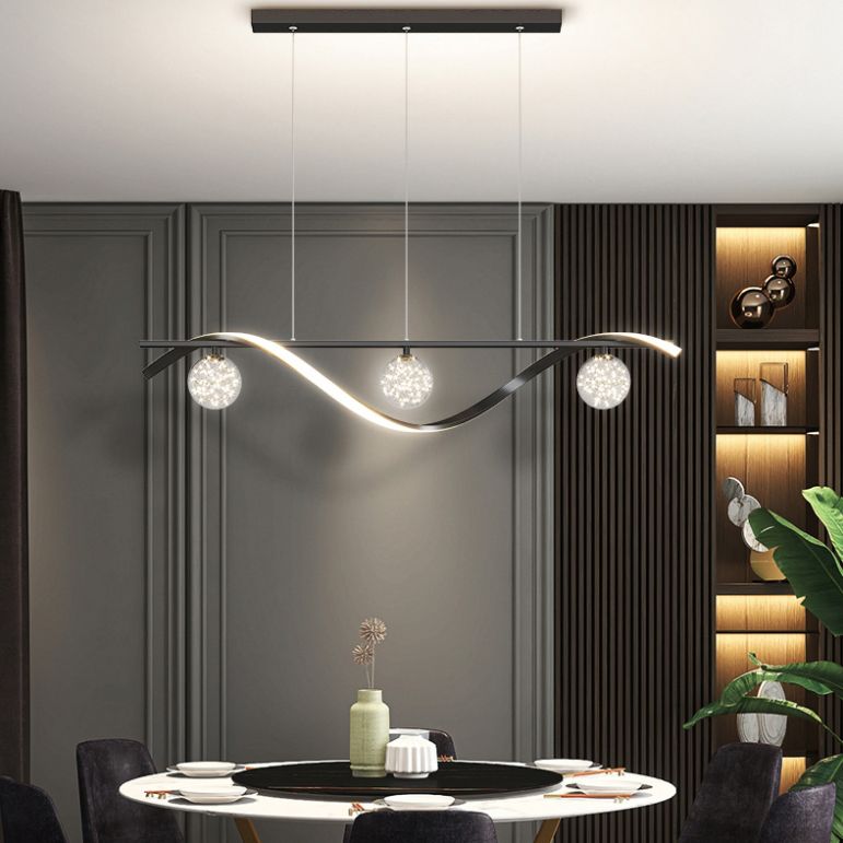 3 Light Kitchen Island Pendant Linear Island Lighting Contemporary Island Lighting