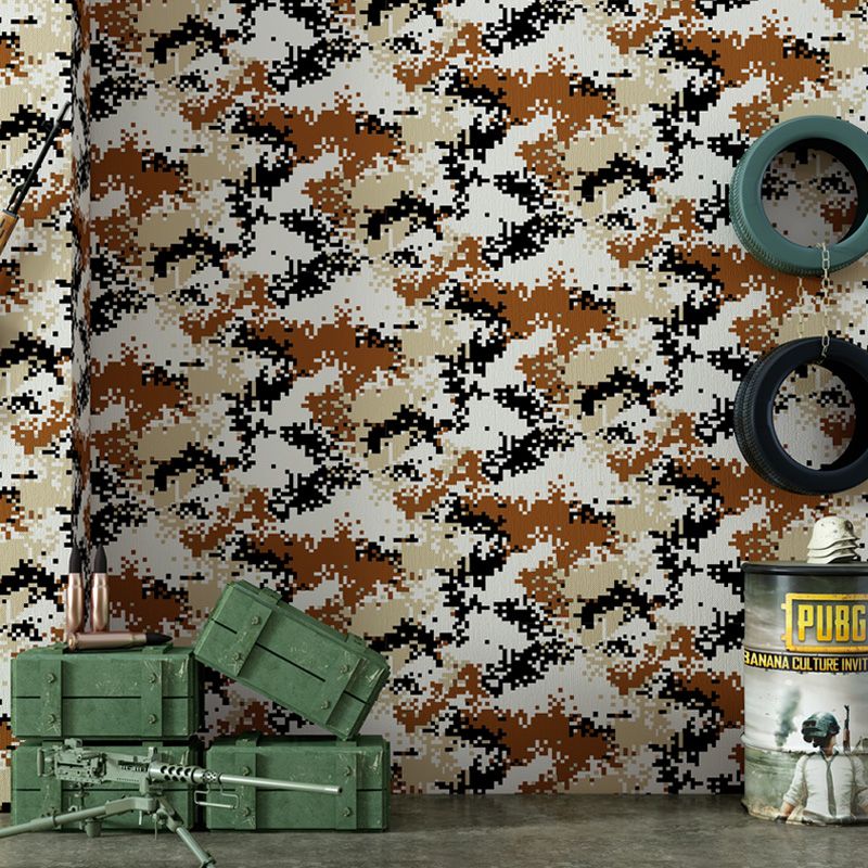 Militaire camouflagebehangrol voor thema-restaurantdecoratie, 57,1 m² wandbekleding in neutrale kleur