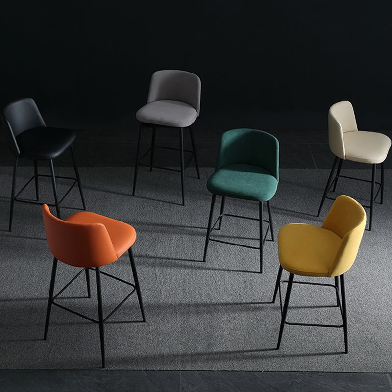 Modern Style Bar Stool Upholstered Bar Stools for Dining Room