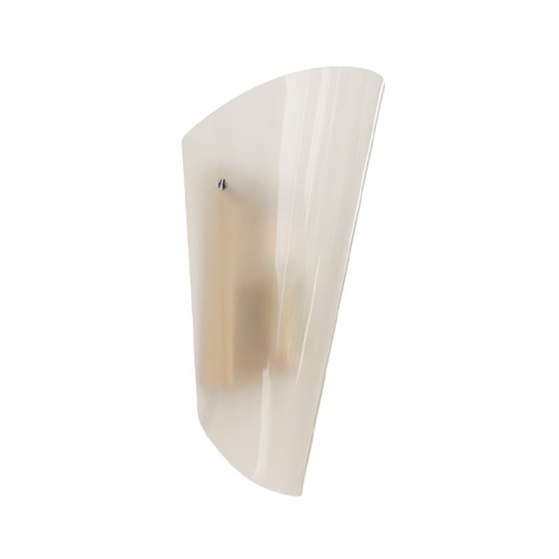 Modern Glass Wall Mounted Lamp 1-Light Wall Lights for Bedroom