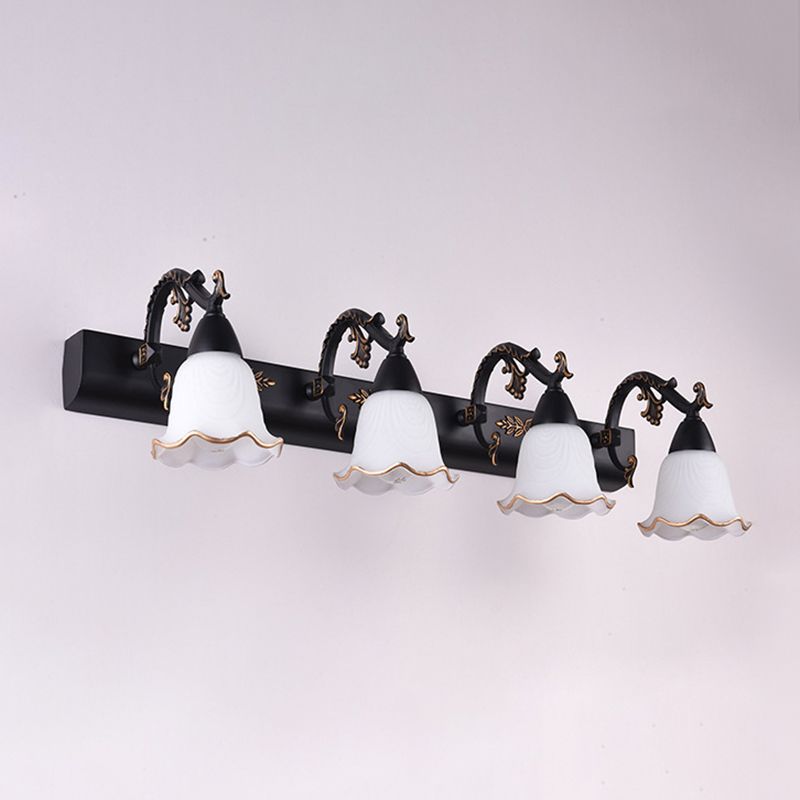 Amerikanische Style Glockenform Waschtischleuchten Glas Wandmontage Waschtischlichter