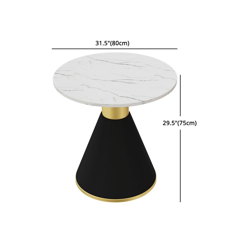 Glam Sintered Stone Dining Table Set 1/2/3/4/5 Pieces Dining Set for Dining Areas
