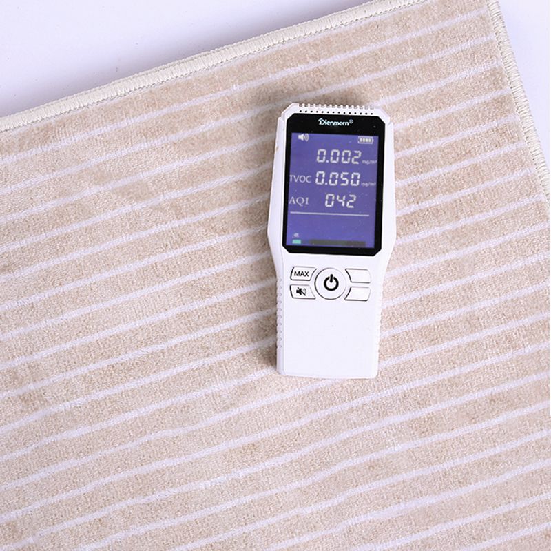 Tone abricot rond Rapier intérieur décontracté Polyester Lignes géométriques Rapis de support non glissant tapis intérieur pour le salon