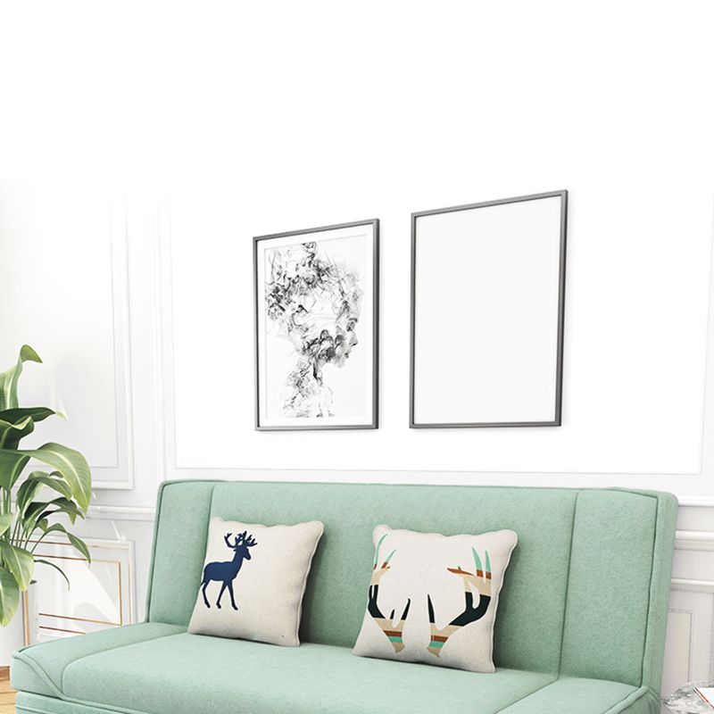 31.5 " H Contemporary Linen Armless Convertible Sleeper Sofa