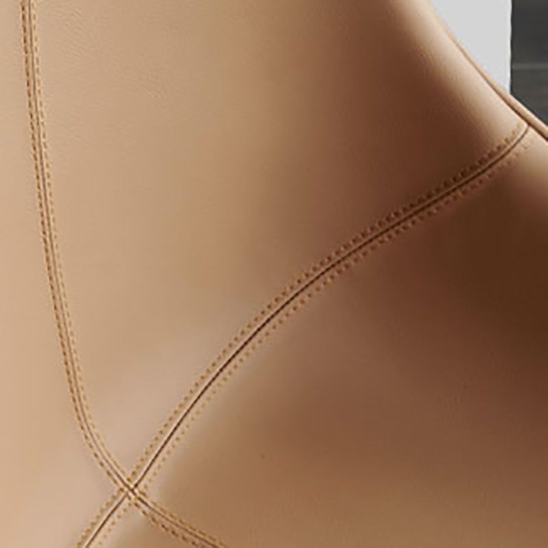 Silla de comedor de metal de estilo moderno, sillas laterales con brazo de comedor para cocina (juego de 2)