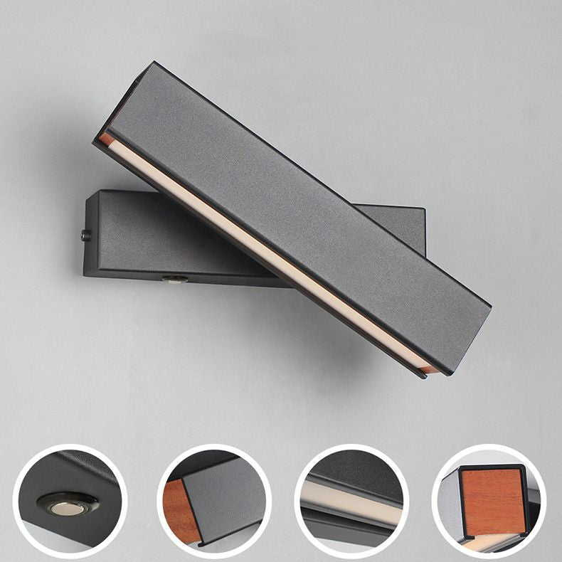 Rectangular Wall Light Sconces Modern Minimalist Style Acrylic 1 Light  Sconces