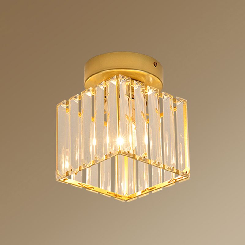 Luminaire à chasse d'eau contemporain Crystal 1 Lumières Lumières à chasse d'eau pour le salon