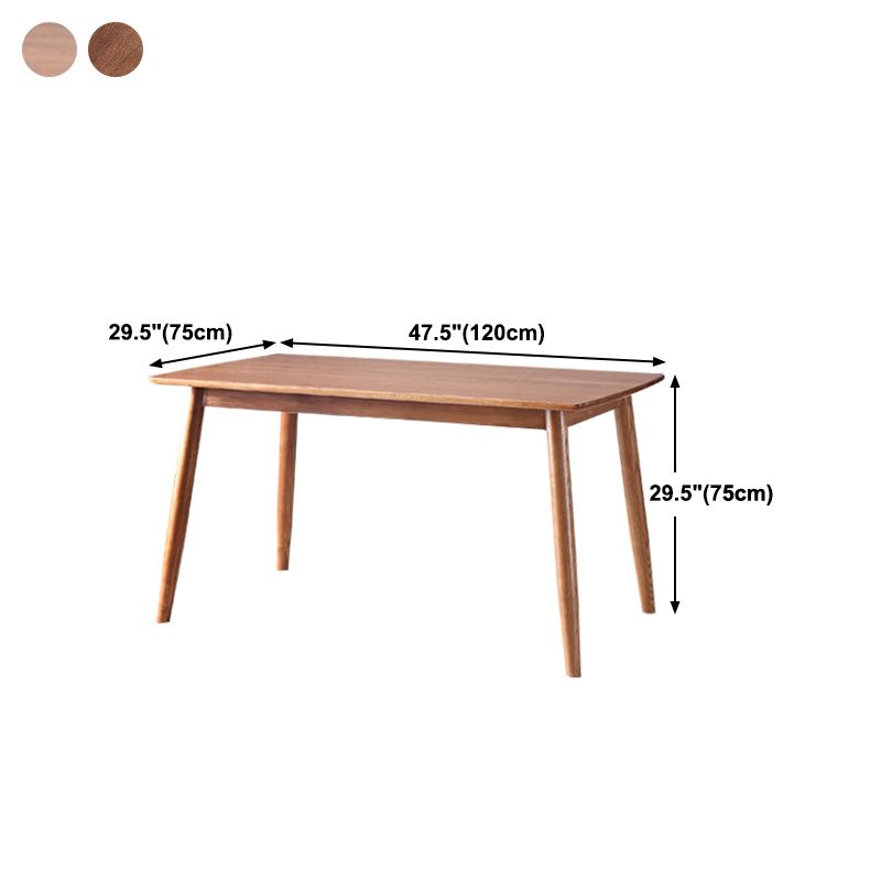 Solid Wood Dining Room Table Contemporary Style 4-foot Dining Site Table