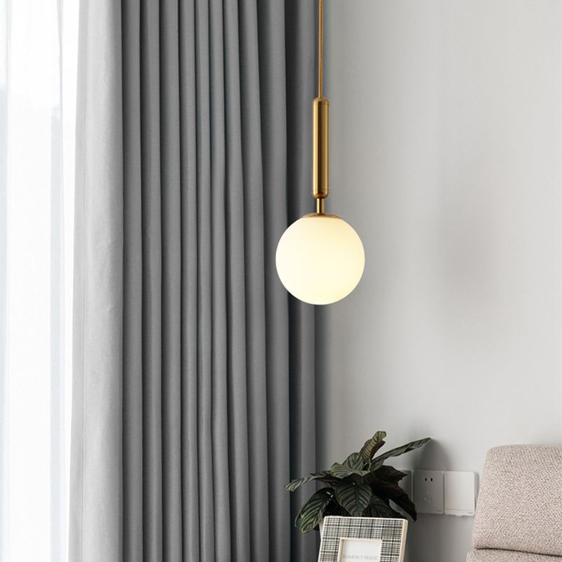 Spherical Hanging Lights Modern Style Glass Hanging Light Fixtures