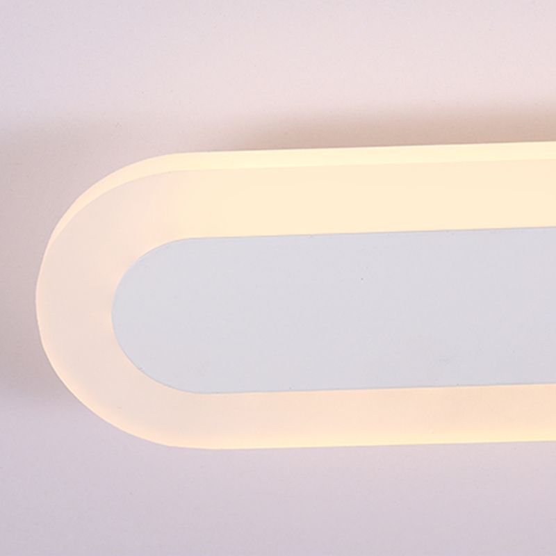 Lineare Form Metall Wandleuchte moderne Stil 1-Licht-Wandbeleuchtung