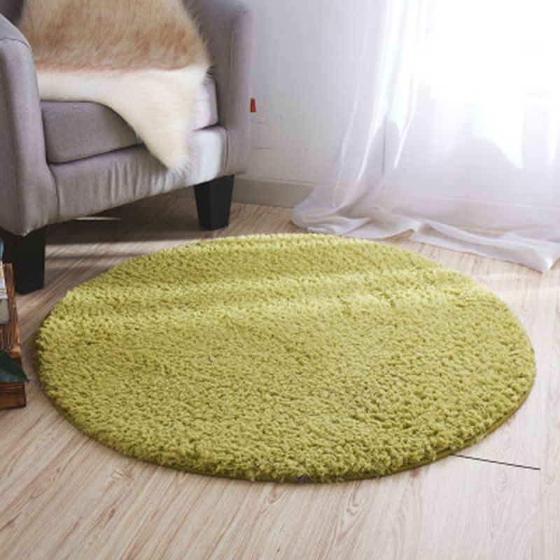 Casual Bedroom Rug Multi Colored Plain Area Carpet Synthetics Pet Friendly Anti-Slip Backing Easy Care Rug