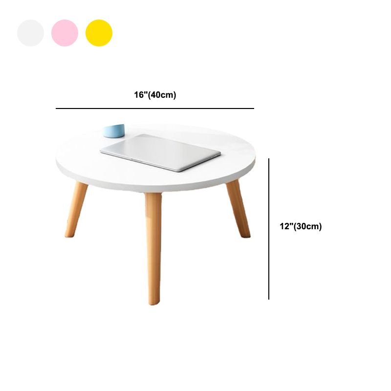 Modern Simple 1 Single Coffee Table Wooden Coffee Table - 15.75" D