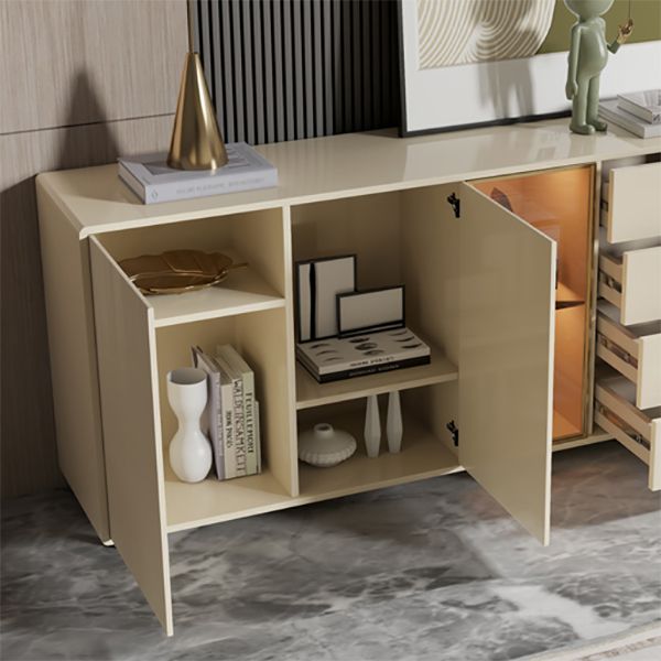 Glam Storage Chest Dresser Wooden Storage Chest with 4 Drawers