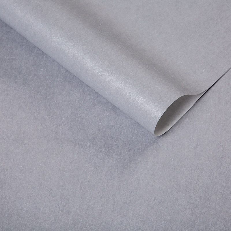 Pure Color Pattern Wallpaper Roll Modern Stain Resistant Bedroom Wall Covering, 54.2-sq ft