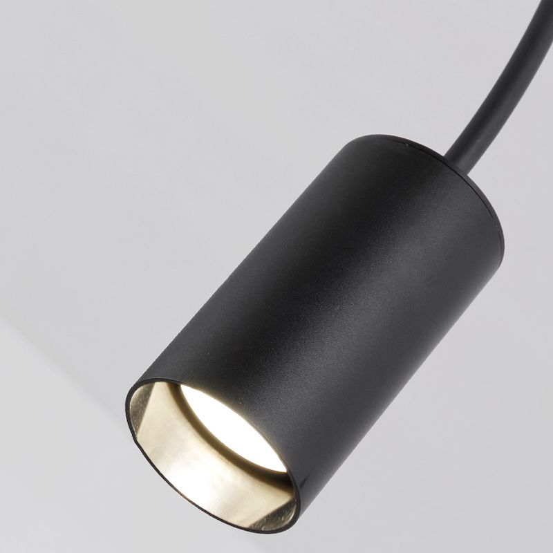 Contemporary Pendant Lights Cylinder Hanging Lighting Fixtures Metal for Kitchen Island