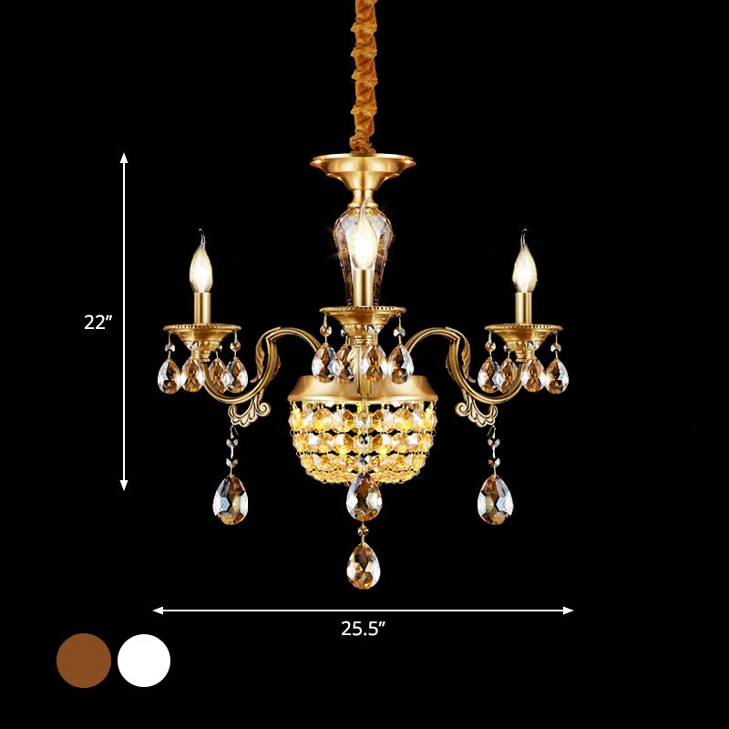 3/5 têtes lampe de lustre