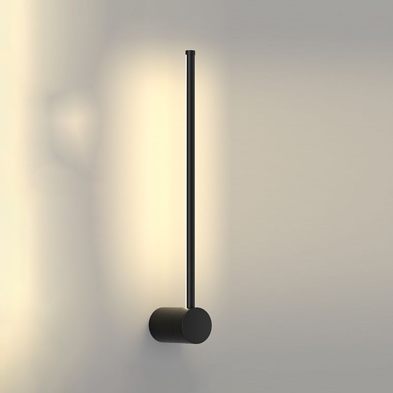 Modern Aluminum Wall Light Minimalist Straight LED Wall Sconce for Living Room