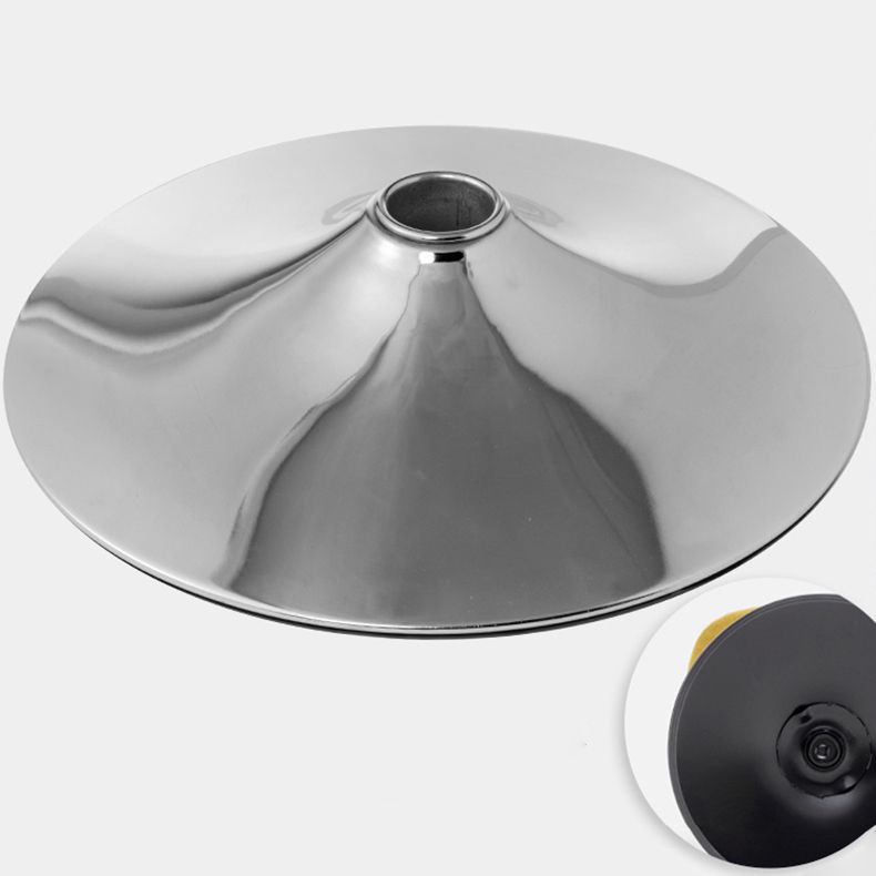 Living Room Nordic Liftable Barstool Leather Bar Stool with Silver Base