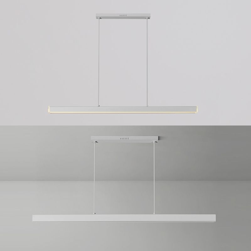 Simplicity LED Island Lighting Fixtures Dining Room Long Strip Hanging Lamp