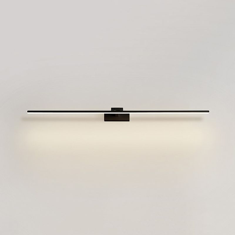 Modern Minimalist LED Wall Light Aluminium Linear Wall Lamp with Silicone Shade