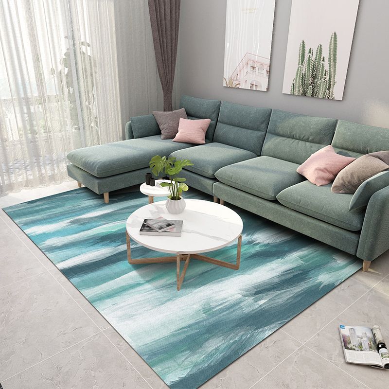 Elegante kleur gemengd rustgevend tapijt polyester gradiënt binnentapijt vlekbestendig tapijt voor woondecoratie