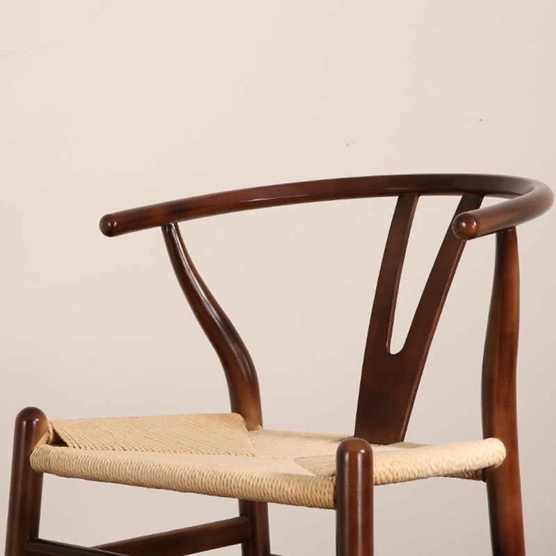 Contemporary Style Dining Wooden Chairs Kitchen Dining Armless Side Chairs