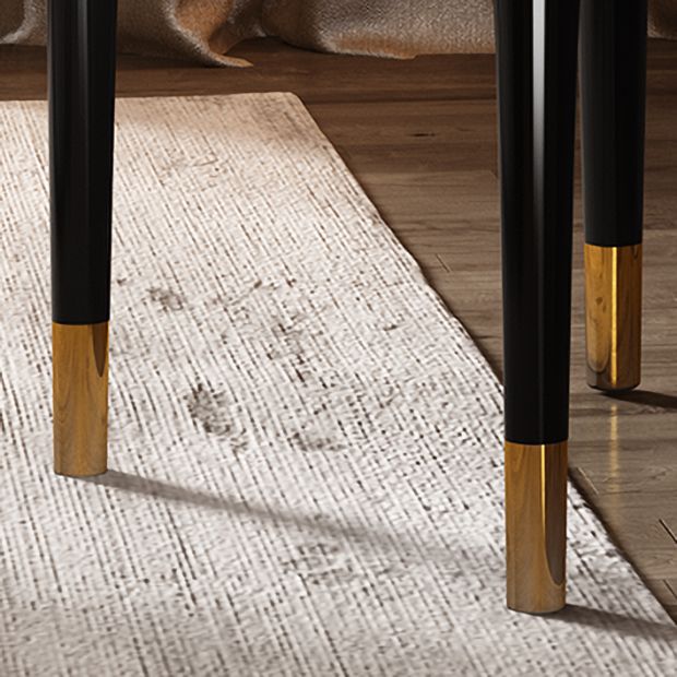 Silla de comedor de madera de estilo escandinavo, silla sin brazos con cuerno de vaca