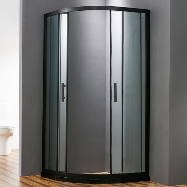 Aluminum Alloy Tempered Glass Shower Door Simple Shower Screen