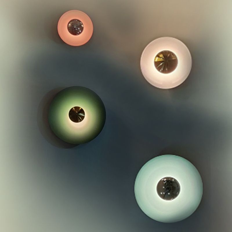 Lampes murales circulaires de style moderne métal 1 les idées d'éclairage mural clair