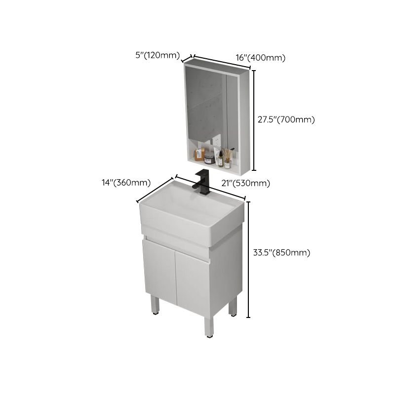 Freestanding Bathroom Vanity Set Modern Faucet Included Bathroom Sink Vanity