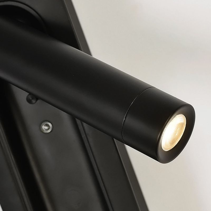 7 "H MODERNO Montaje de montaje LED LEAK DEL SITBILLO OBJUNTO DESEJO Cilíndrica Lámpara de lectura de la noche