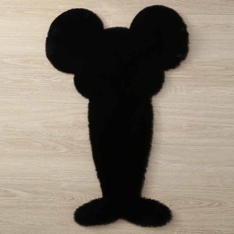 Folw Pure Color Rug Plüsch Polyesterbereich Teppich Fleckenfester Teppich für Wohnkultur