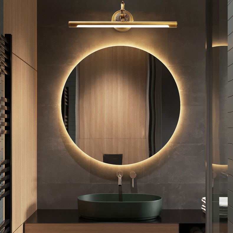 Fidutri di illuminazione da vanità a parete di lussuoso a parete di lusso di metà secolo per il bagno