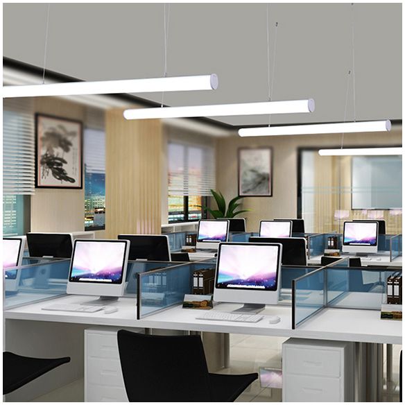 Lumo moderno illuminazione il lampadario lineare illuminazione a sospensione Isola Luce del soffitto