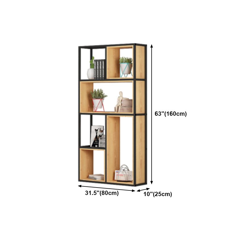 Open Etagere Bookcase Modern Style Shelf Bookcase with Shelves