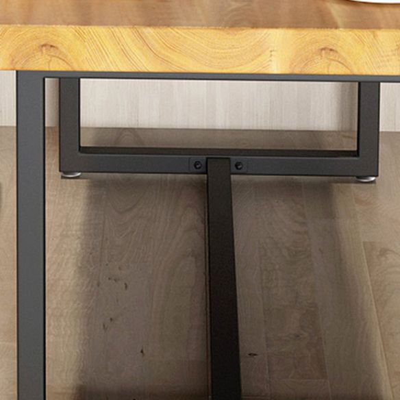 Juego de comedor de estilo sólido de estilo sólido con 4 patas Muebles de mesa de comedor para el hogar