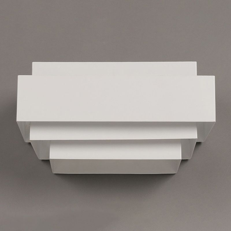 Luces de pared de 2 luces blancas de 2 luces de estilo moderno